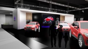 Diseno stand Mazda Salon del Automovil Barcelona SIM 2017