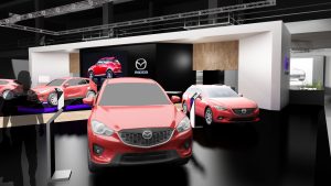 Diseno stand Mazda Salon del Automovil Barcelona SIM 2017