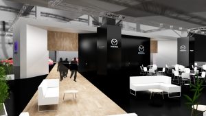 Diseno stand Mazda Salon del Automovil Barcelona SIM 2017