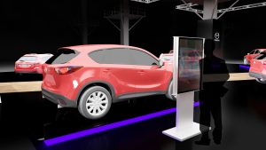 Diseno stand Mazda Salon del Automovil Barcelona SIM 2017