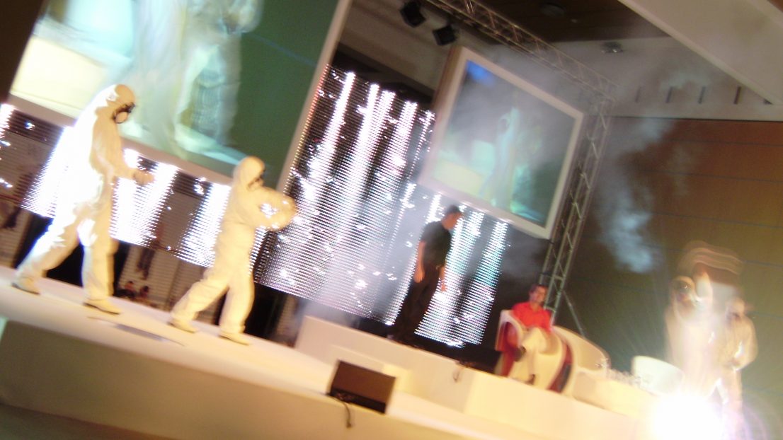 Diseno ejecucion escenografia evento Nintendo Zaragoza