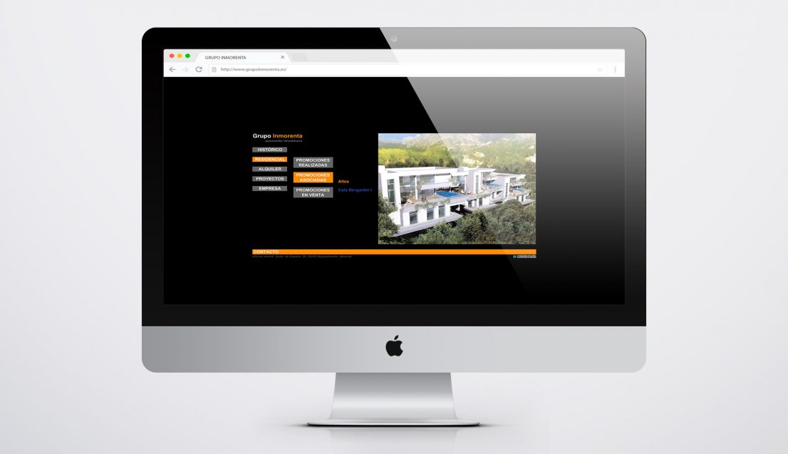 Diseno web Grupo Inmorenta