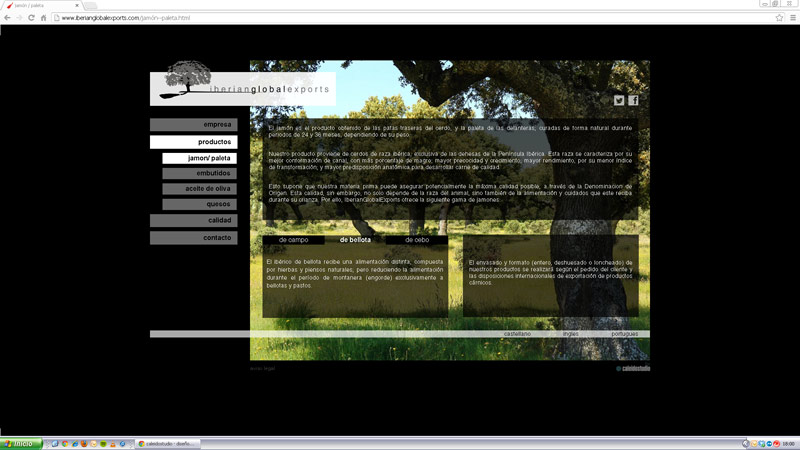 Diseno web Iberian Global Exports