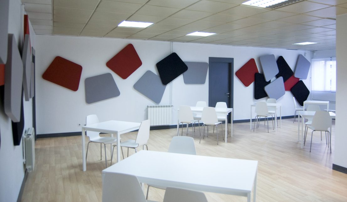 Interiorismo oficinas Saint Gobain Wanner