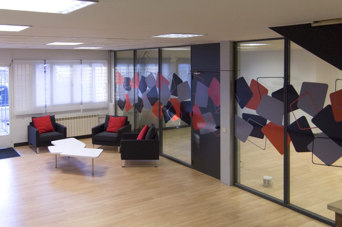 Interiorismo oficinas Saint Gobain Wanner