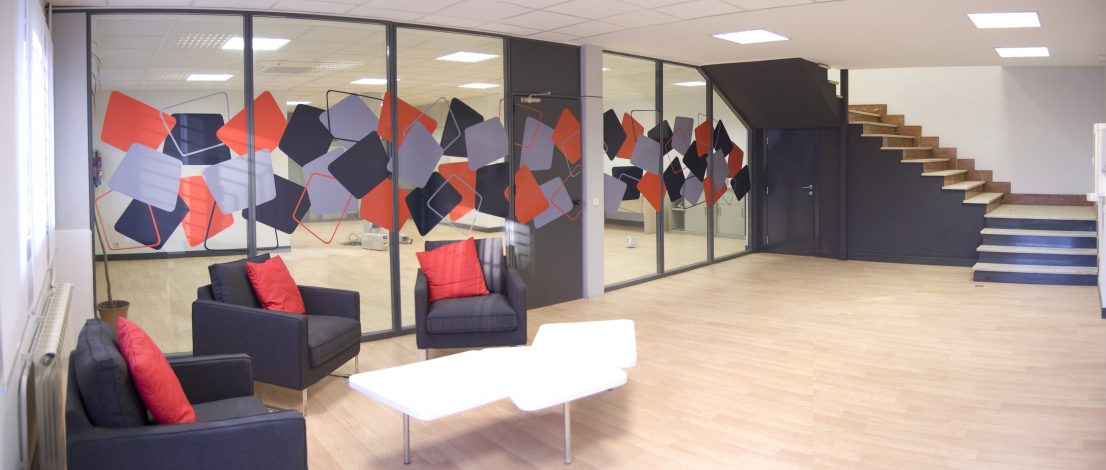 Interiorismo oficinas Saint Gobain Wanner