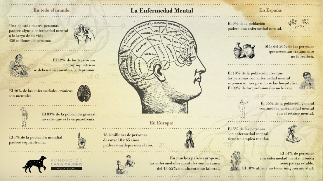 La Enfermedad Mental EL Labrador Retriever Infografias Canis Majoris terapia asistida animales