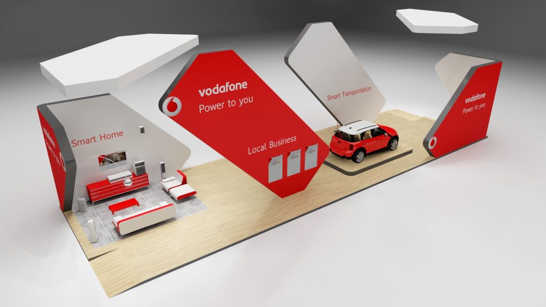 Vodafone Stand Qitcom Qatar