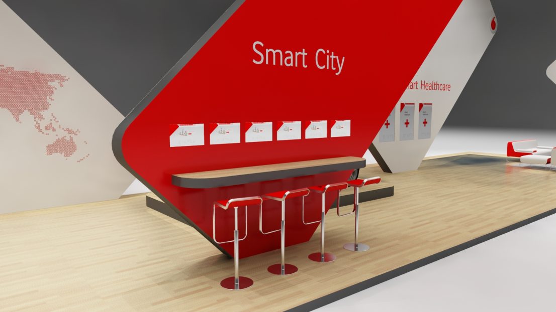 Vodafone Stand Qitcom Qatar